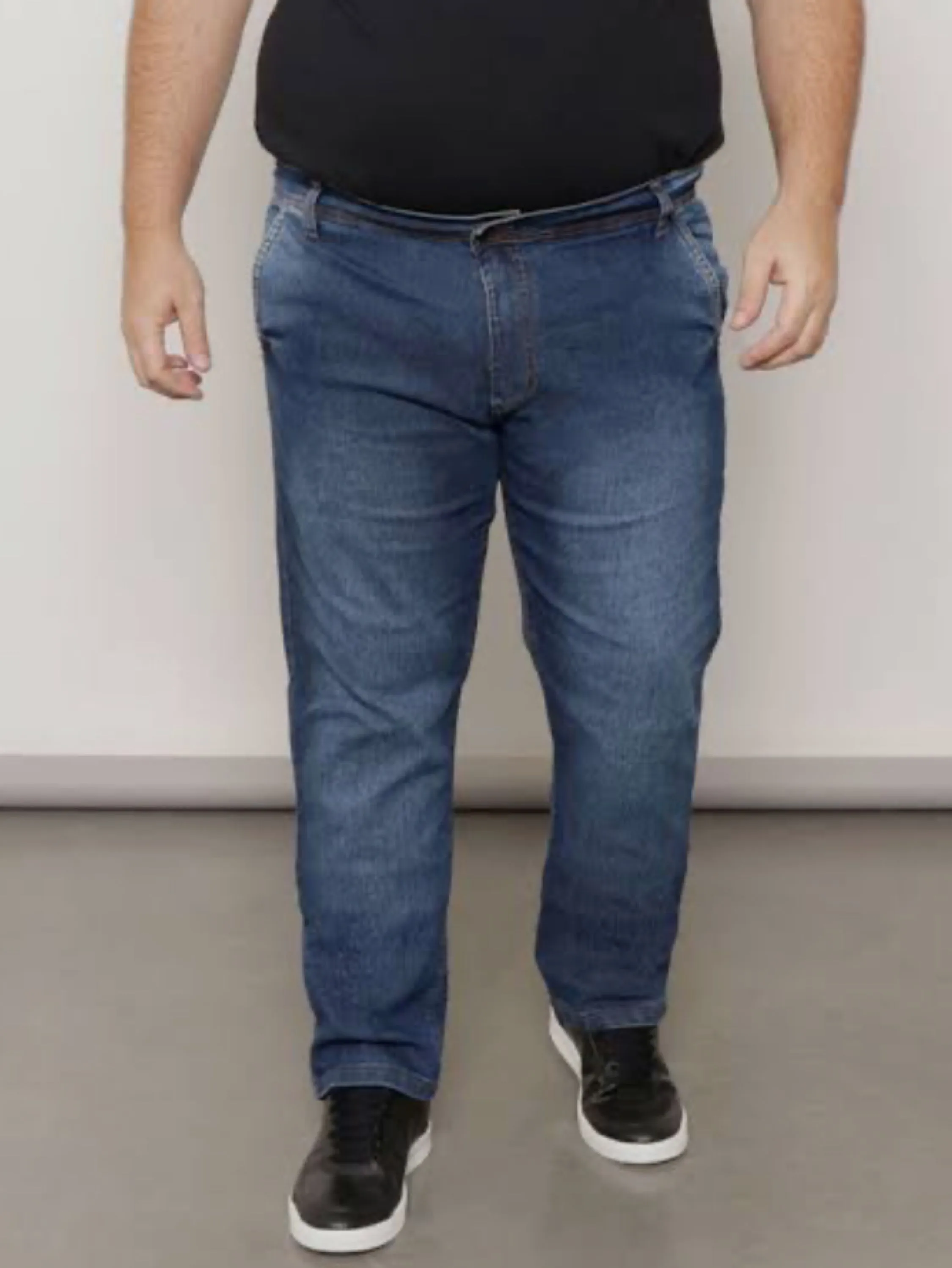 Calça jeans plus size masculina