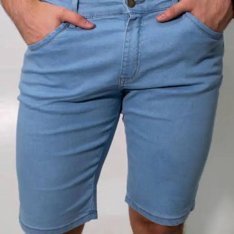 Bermuda jeans masculina