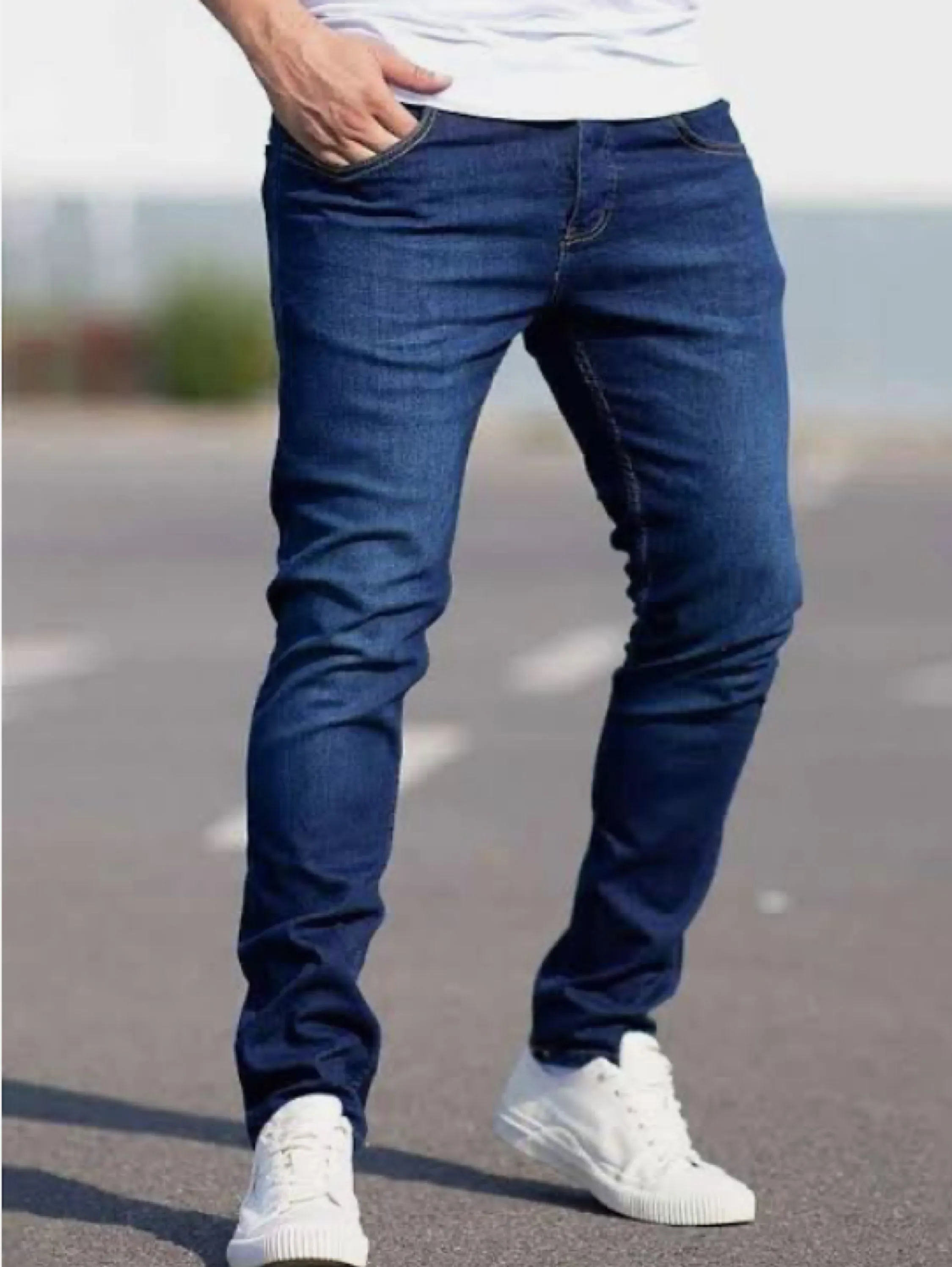 Calça jeans masculina básica