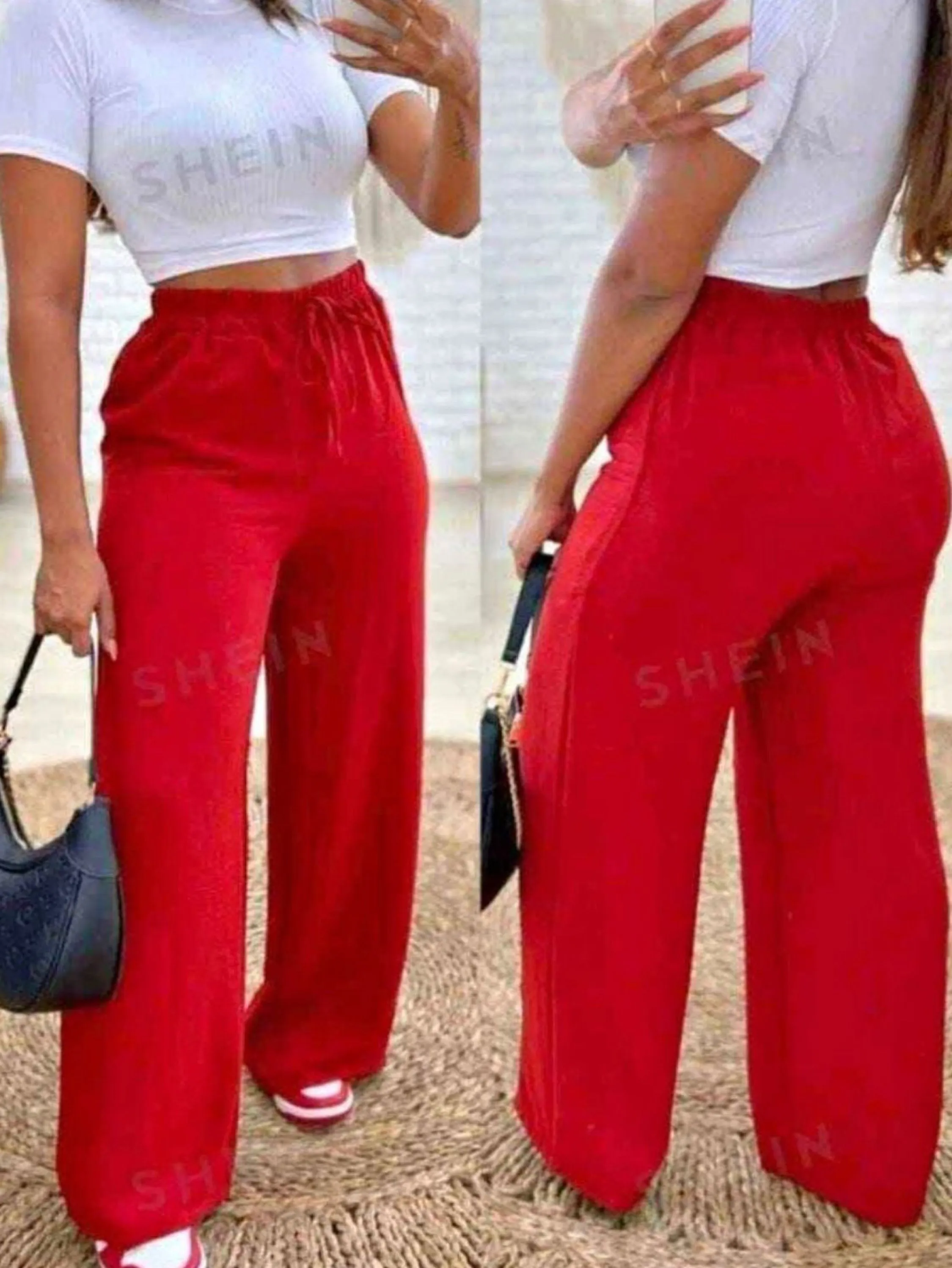 Calça pantalona feminina