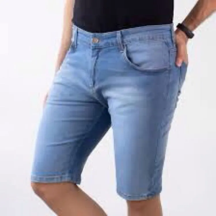 Bermuda jeans masculina