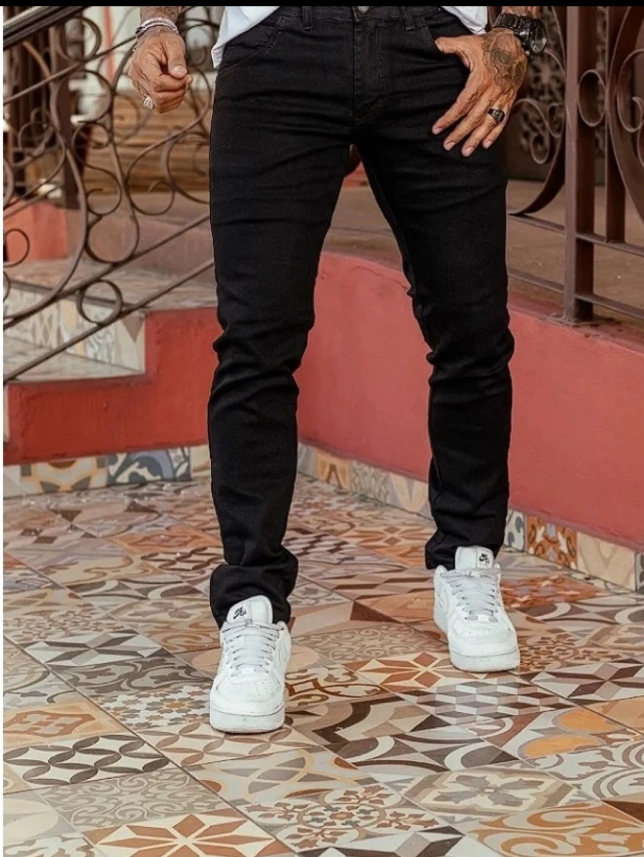 Calça jeans básica masculina