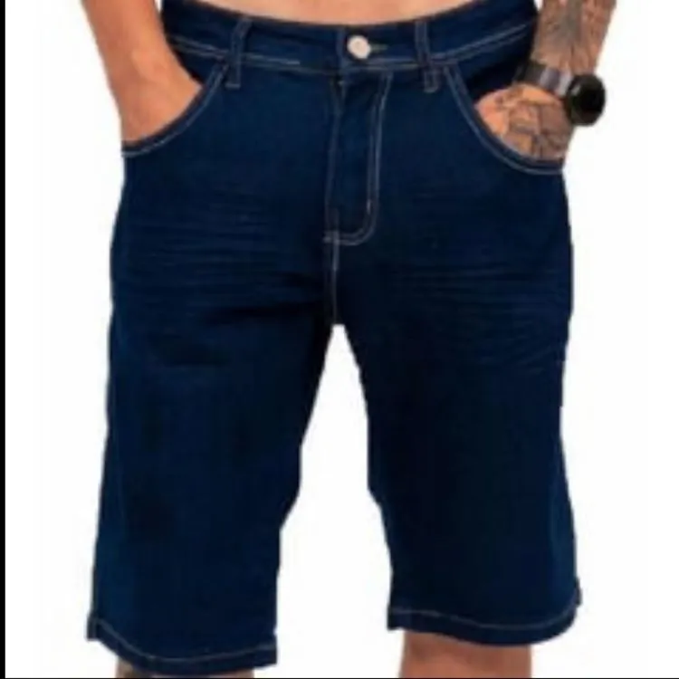 Bermuda jeans masculina