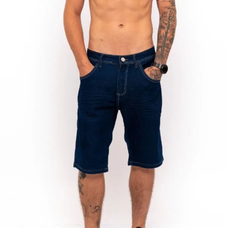 Bermuda jeans masculina