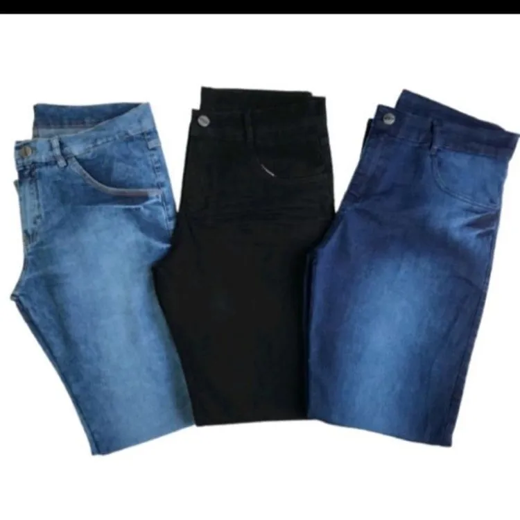 Bermuda jeans básica masculina