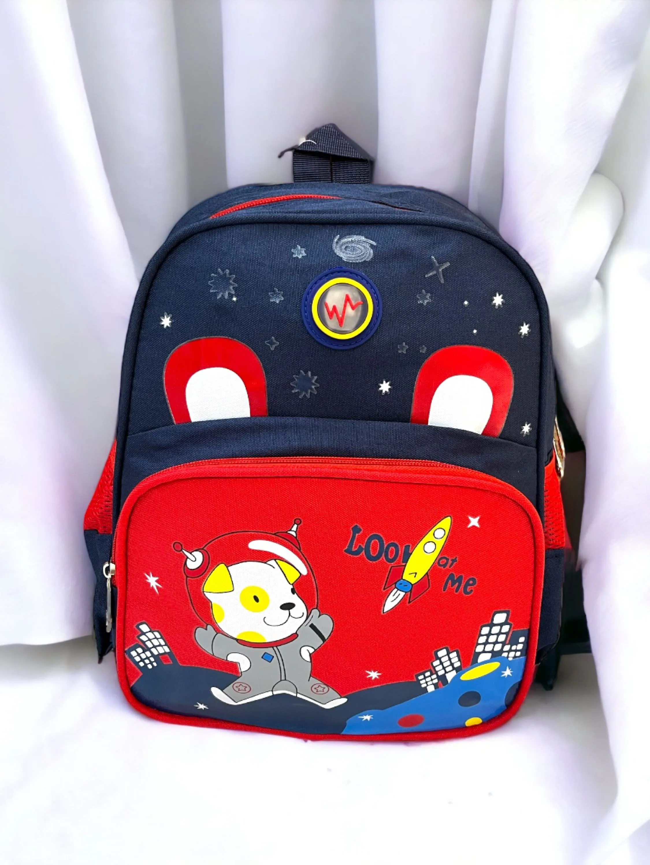 Kit com 12 Mochila Infantil Escola De Desenho Animado