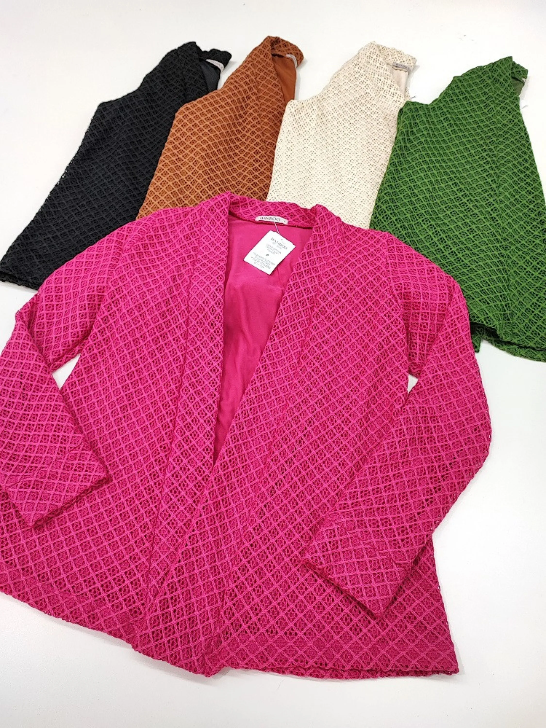 Casaco Cardigan Crochê