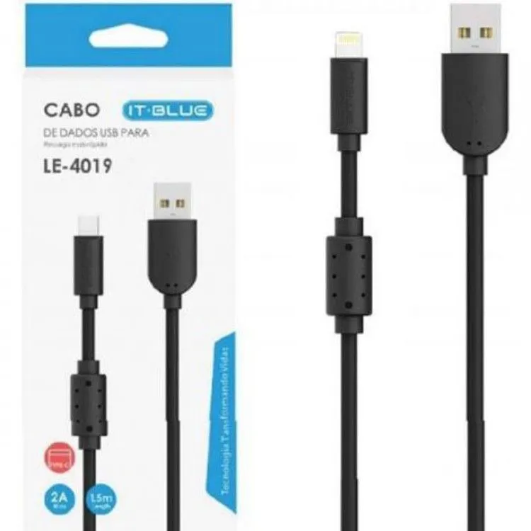 Cabo USB iPhone 4019 1.5 metros