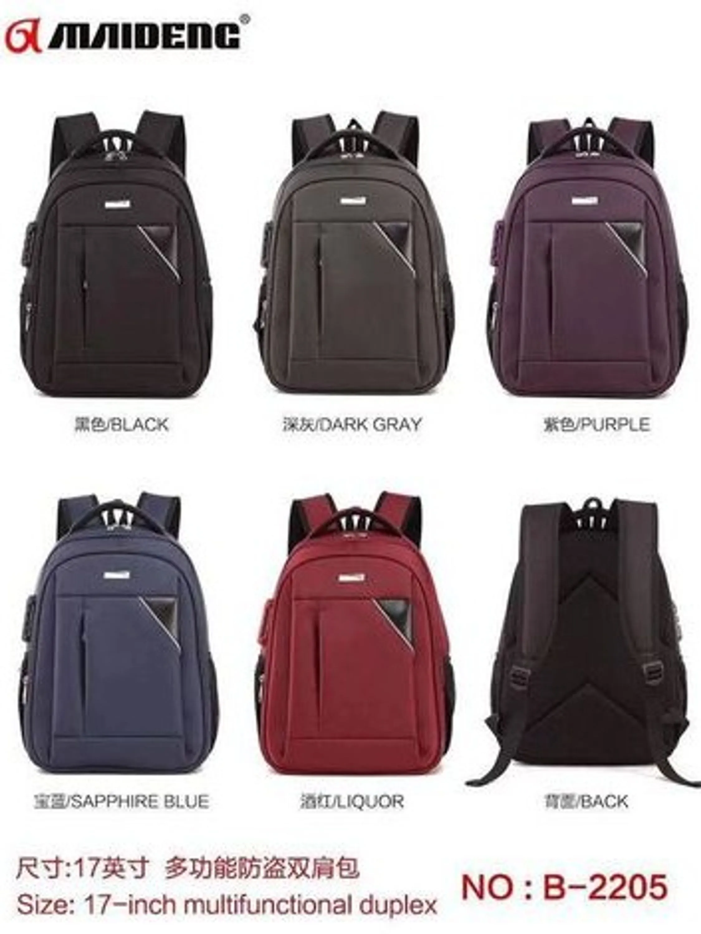 Mochila Unissex Notebook 2205