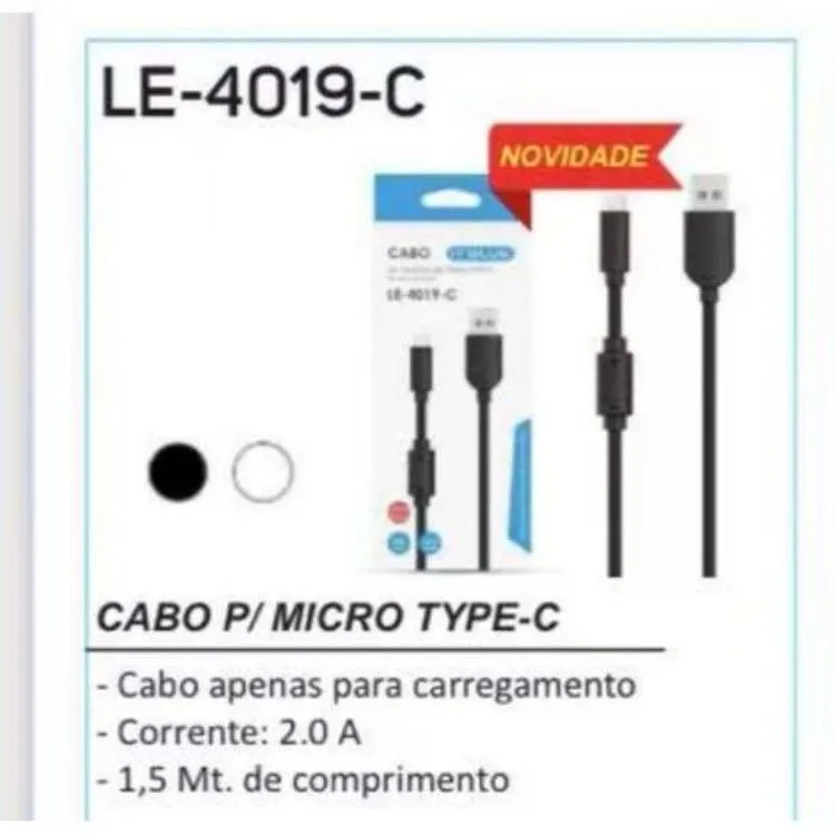 QCabo USB type C le_ 4019c 1.5 metros