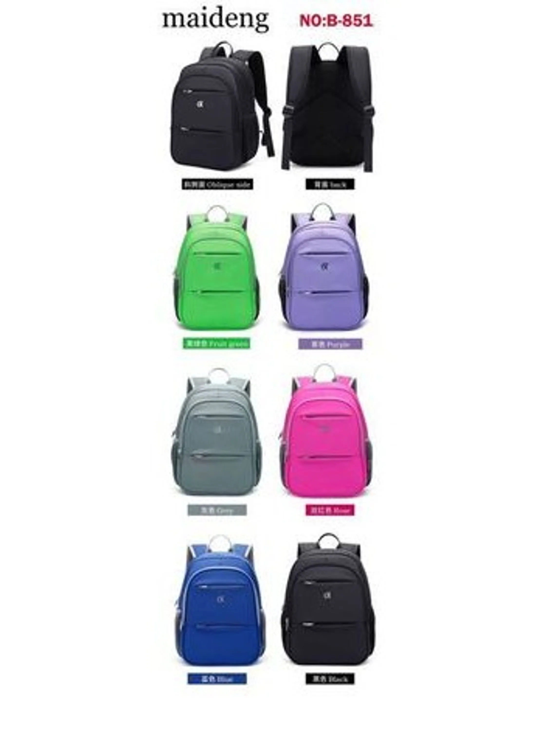 MochilMochila Unissex Notebook 851