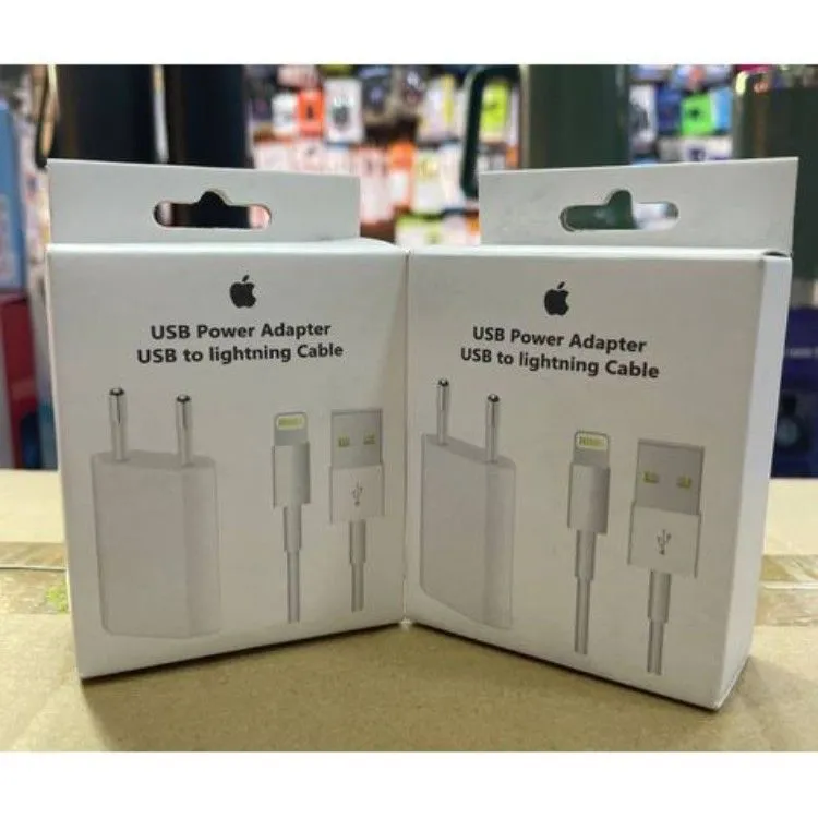 CARREGADOR PARA IPHONE TOMADA E CABO USB