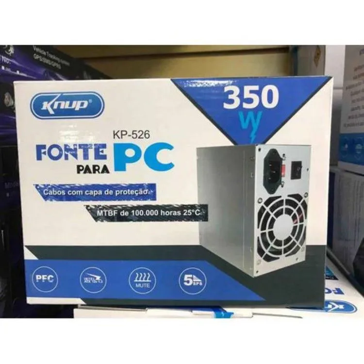 Fonte para desktop 350watts kp526