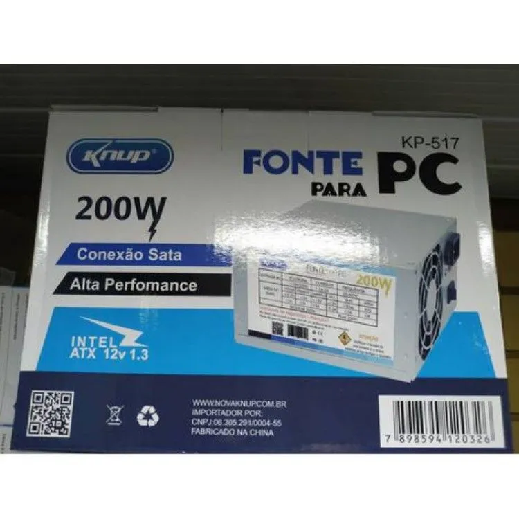 Fonte para desktop 200watts