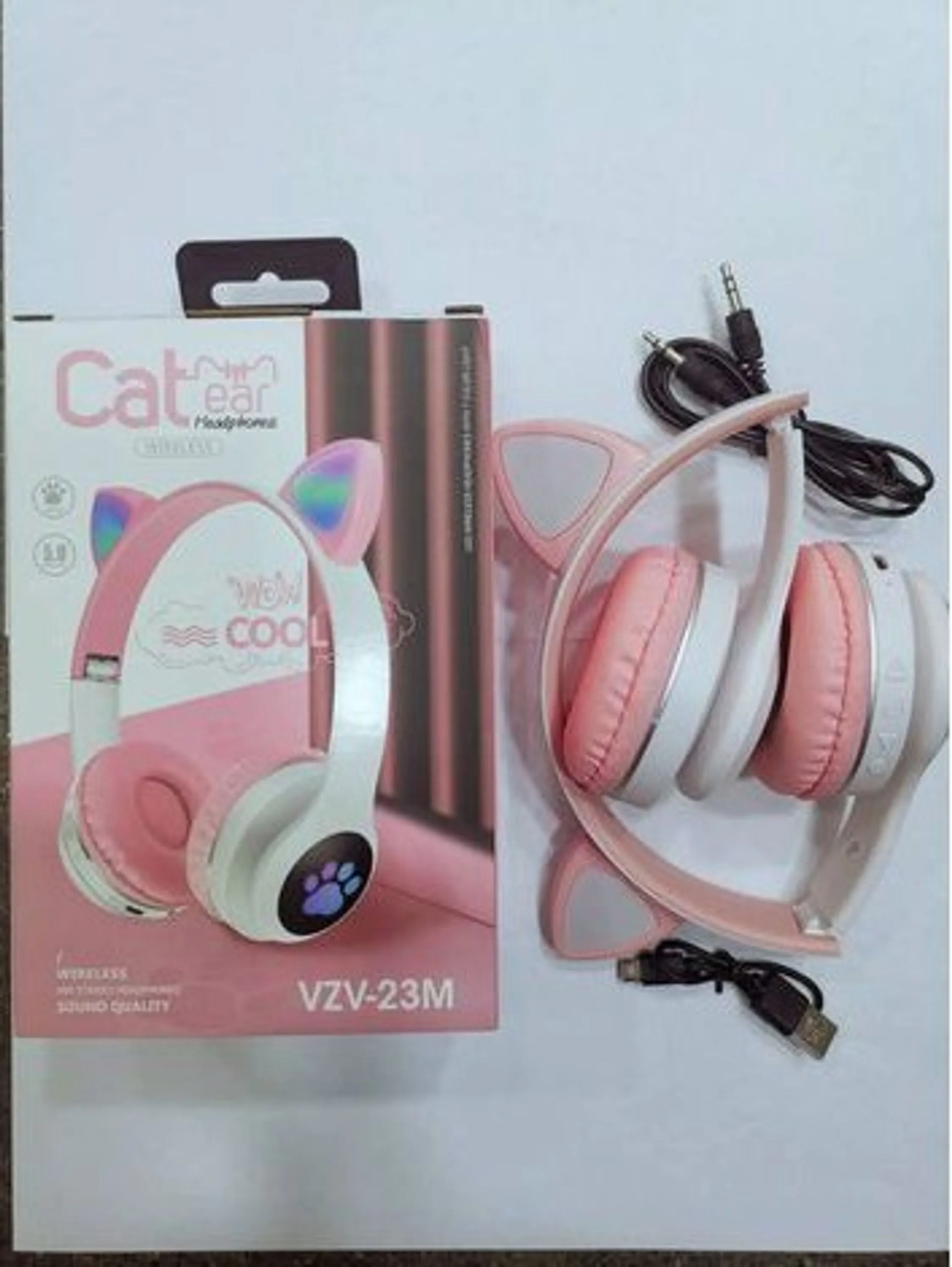 Fone de ouvido gatinho bluetooth vzv_23m