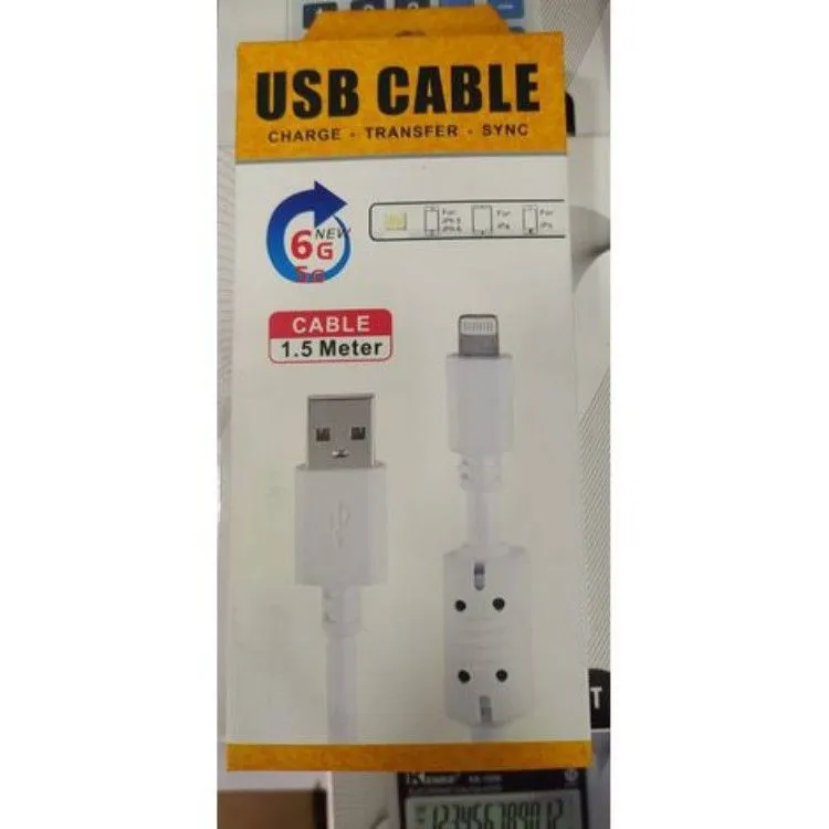 Cabo para iPhone conexão linghtning