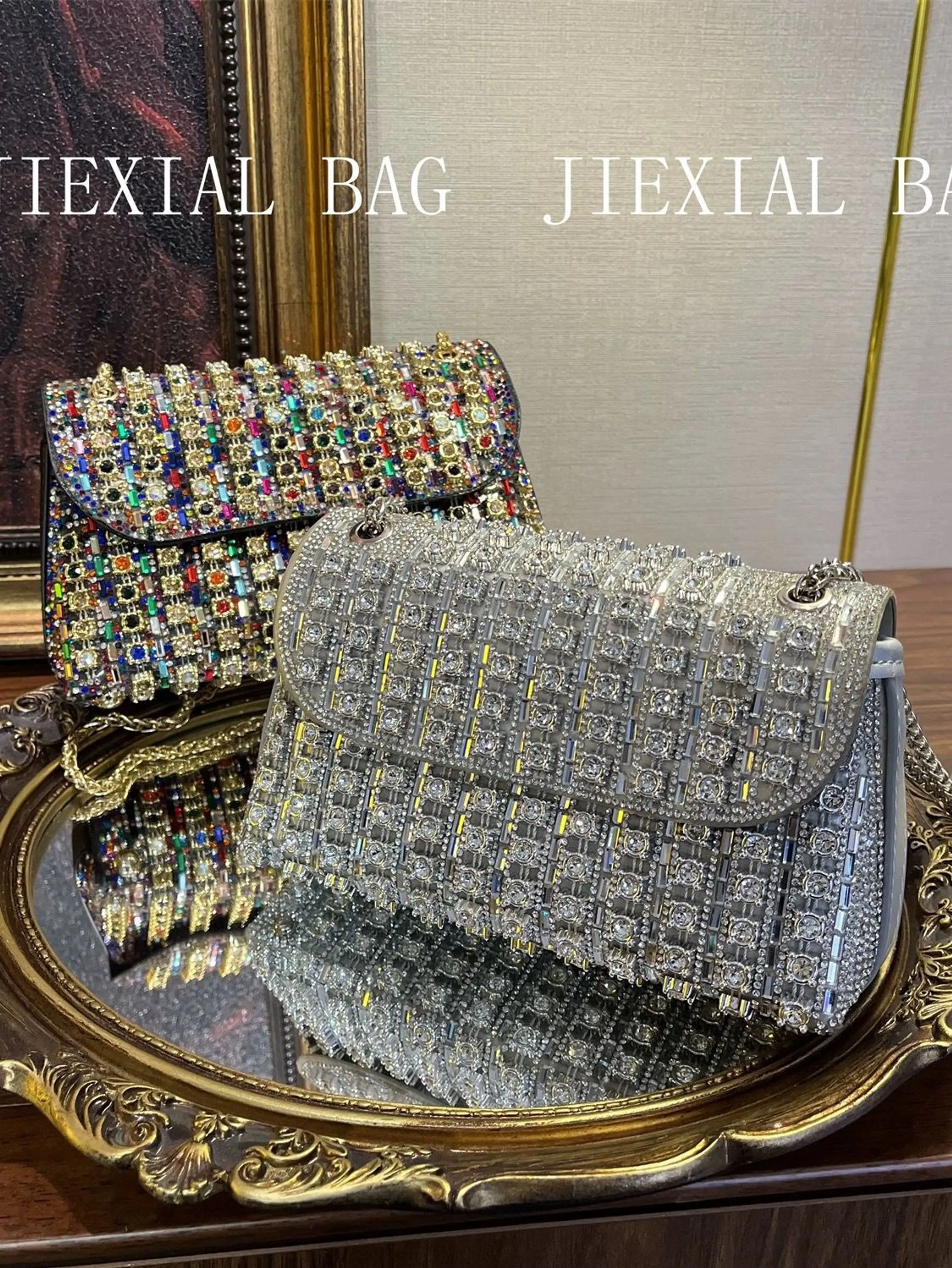 Bolsa Feminina C/strass 1102