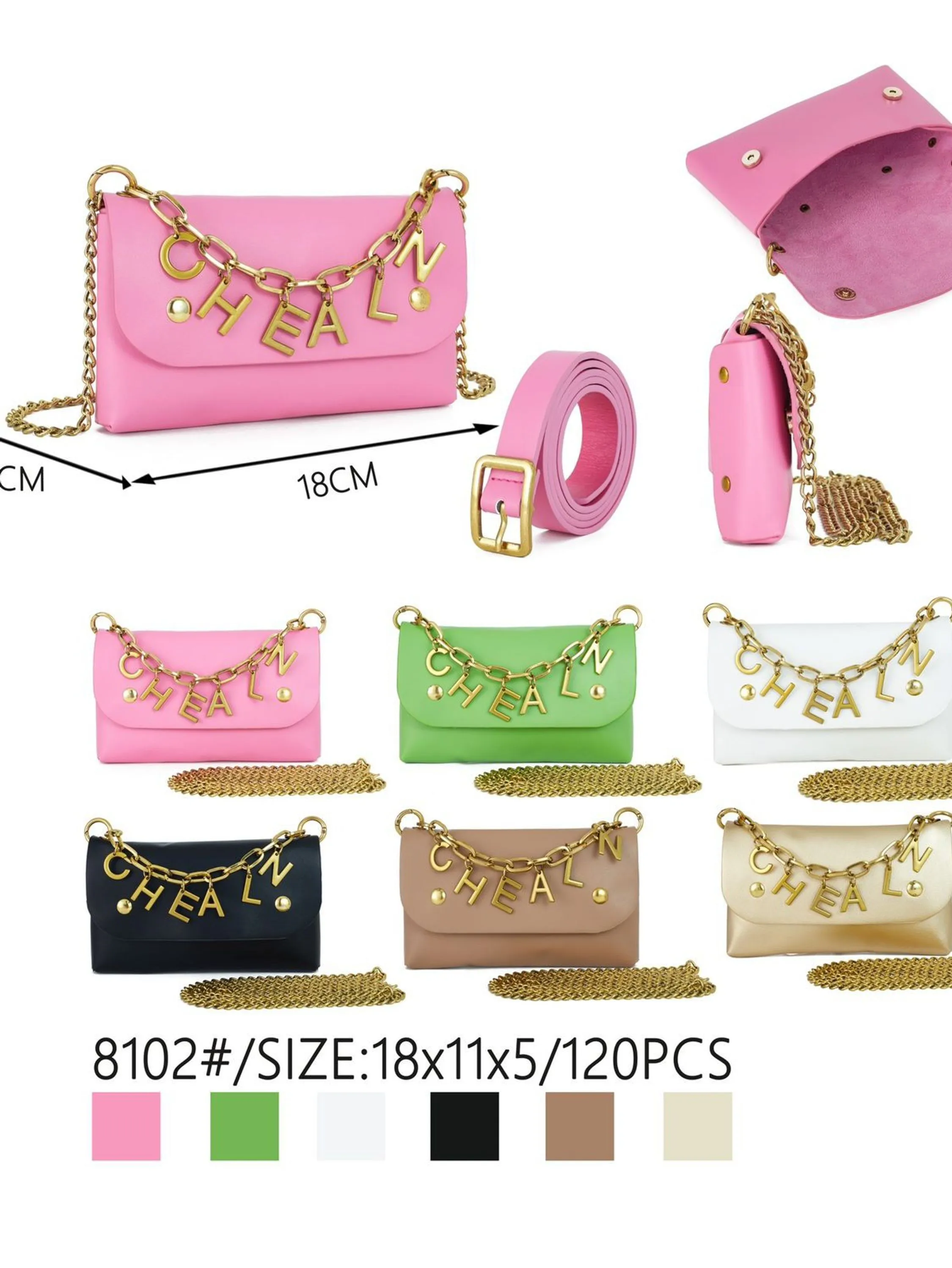 kits 12 Bolsas Feminina 8102