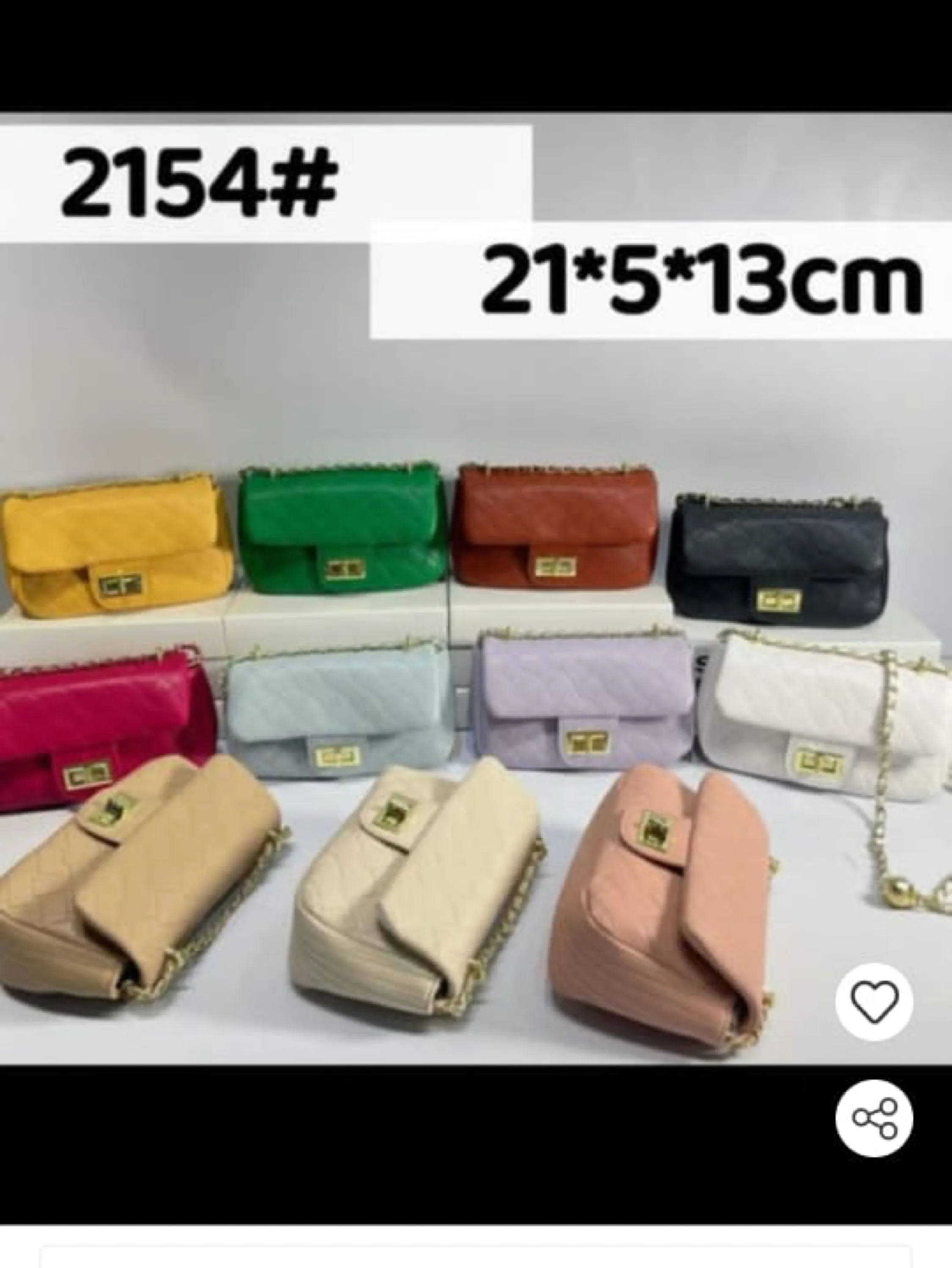 Kits 15 Bolsas Feminina 2154