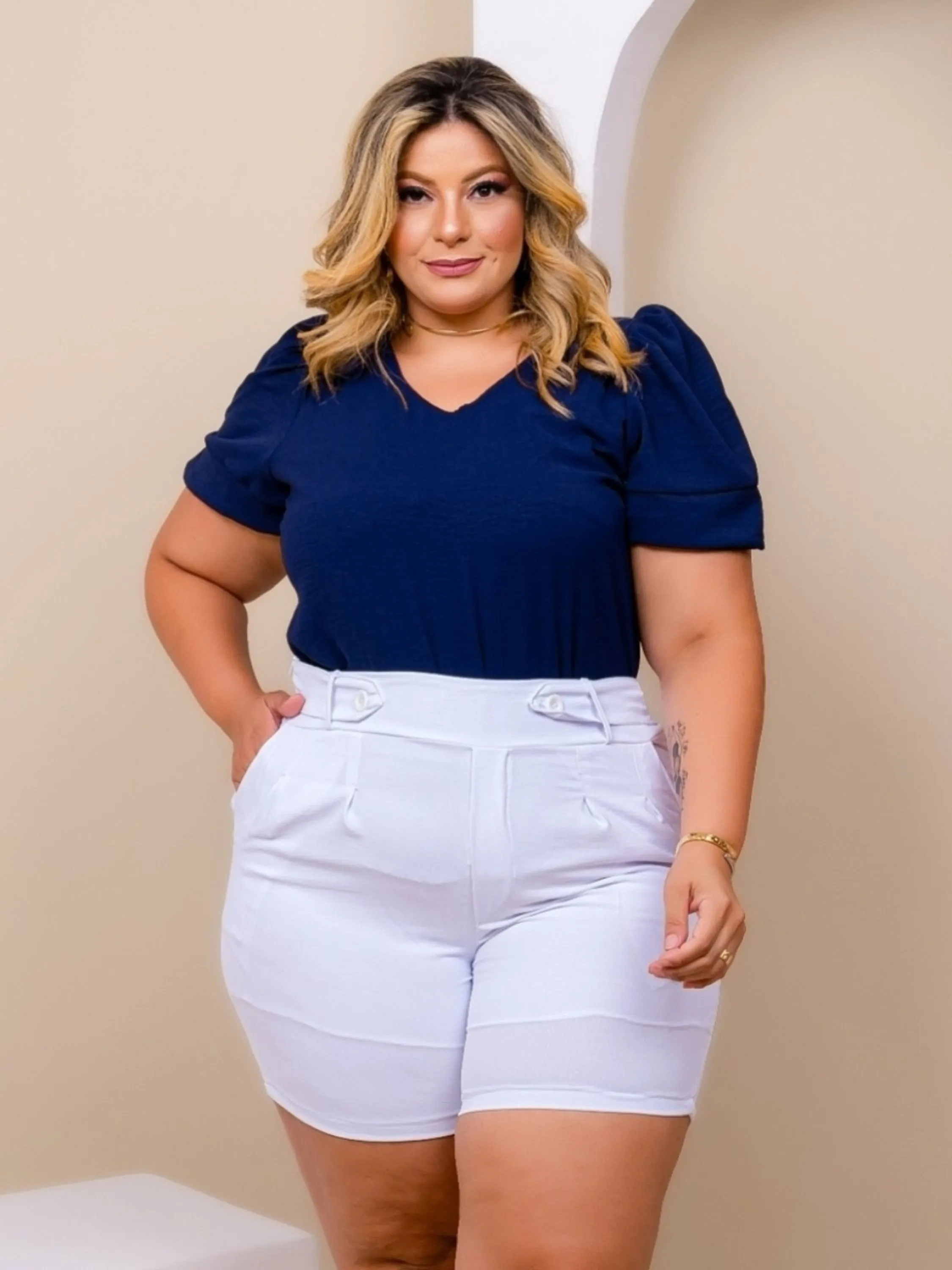 SHORT AVULSO PLUS SIZE