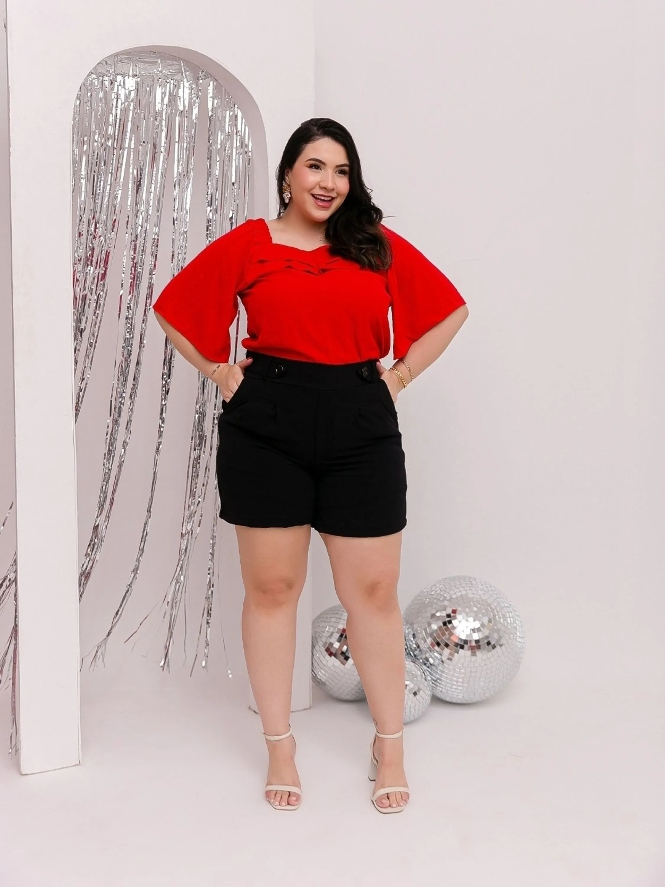 SHORT AVULSO PLUS SIZE