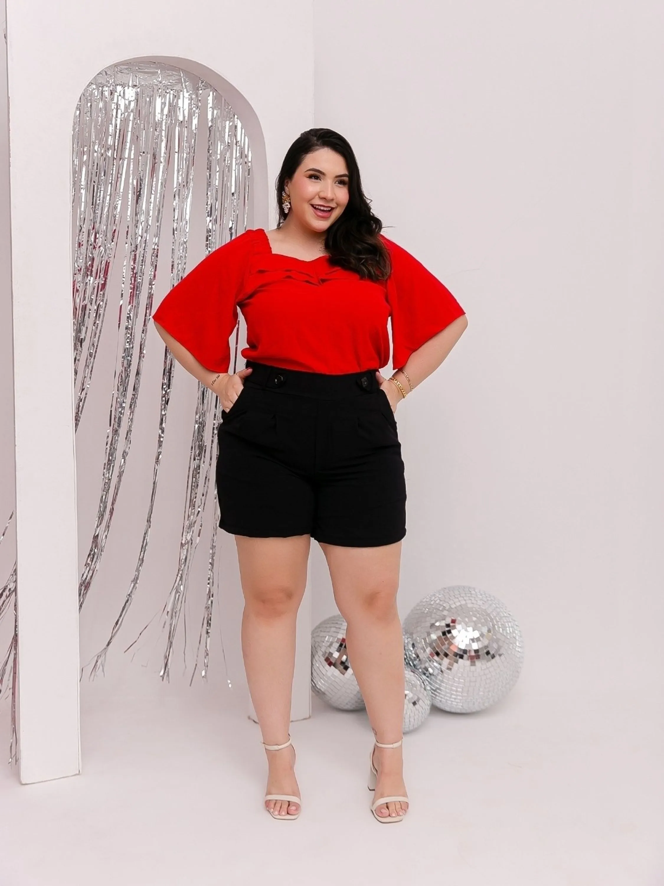 CONJUNTO DE SHORT PLUS SIZE