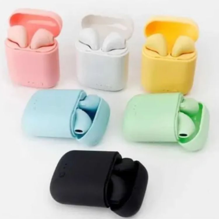 Fone De Ouvido Bluetooth 5.0 I12 Tws Macarons