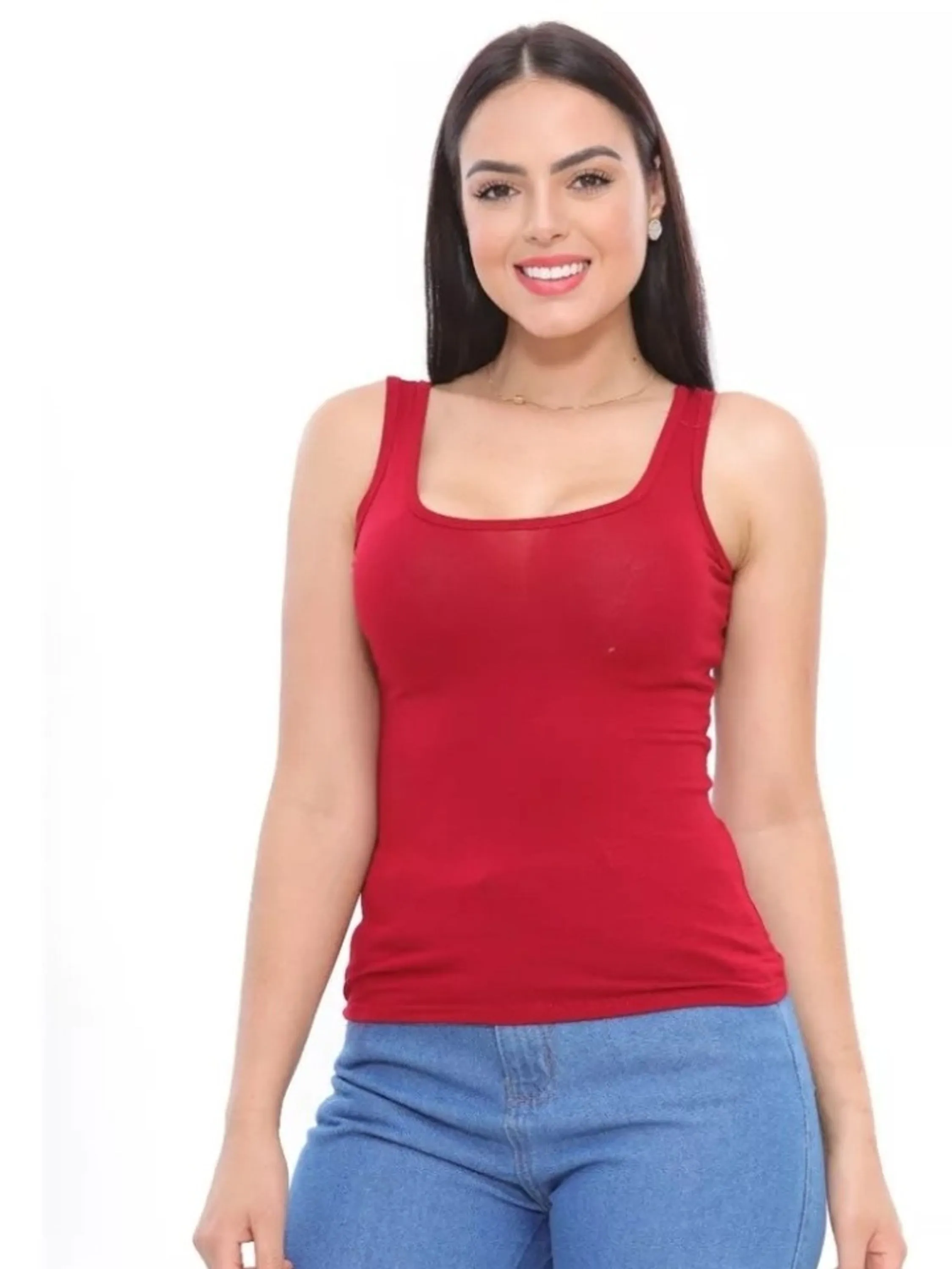 Blusa Regata Básica Viscolaycra