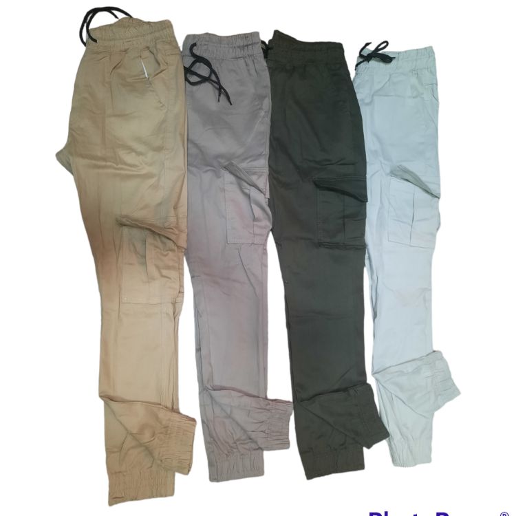 calça cargo com punho