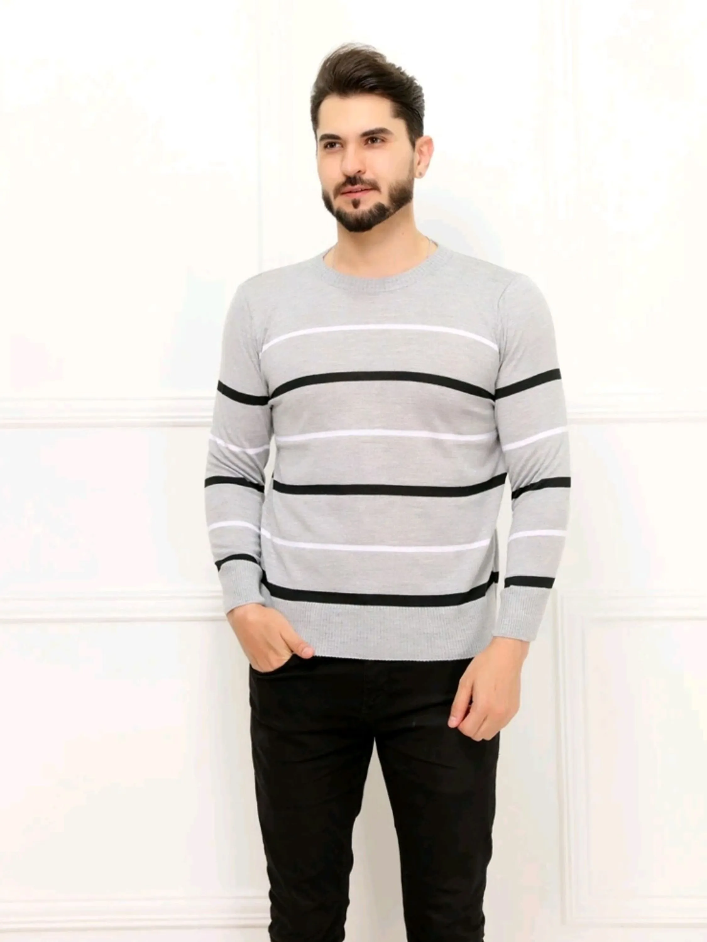 Blusa masculino tricô