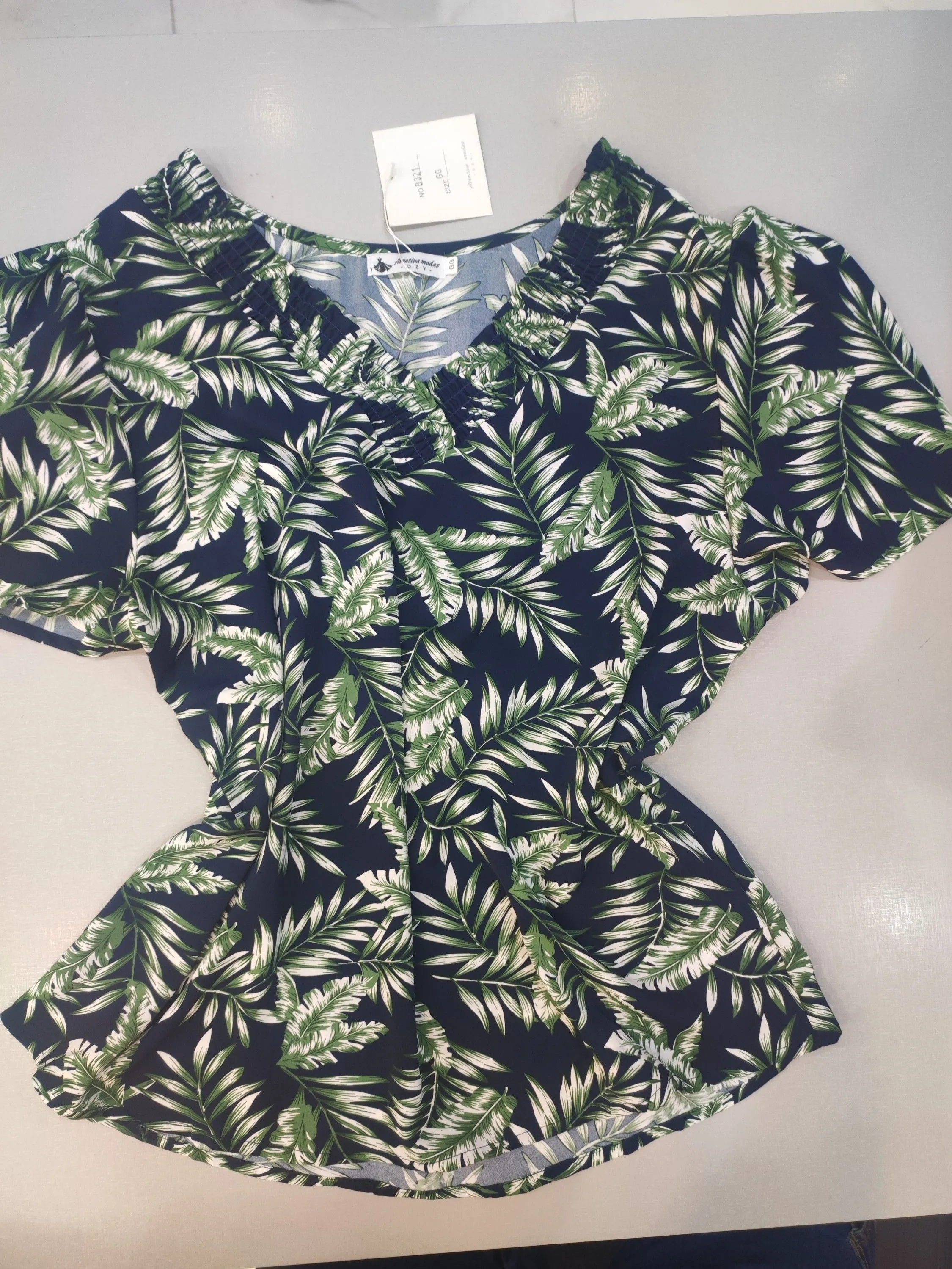 Blusa feminina verão plus #321