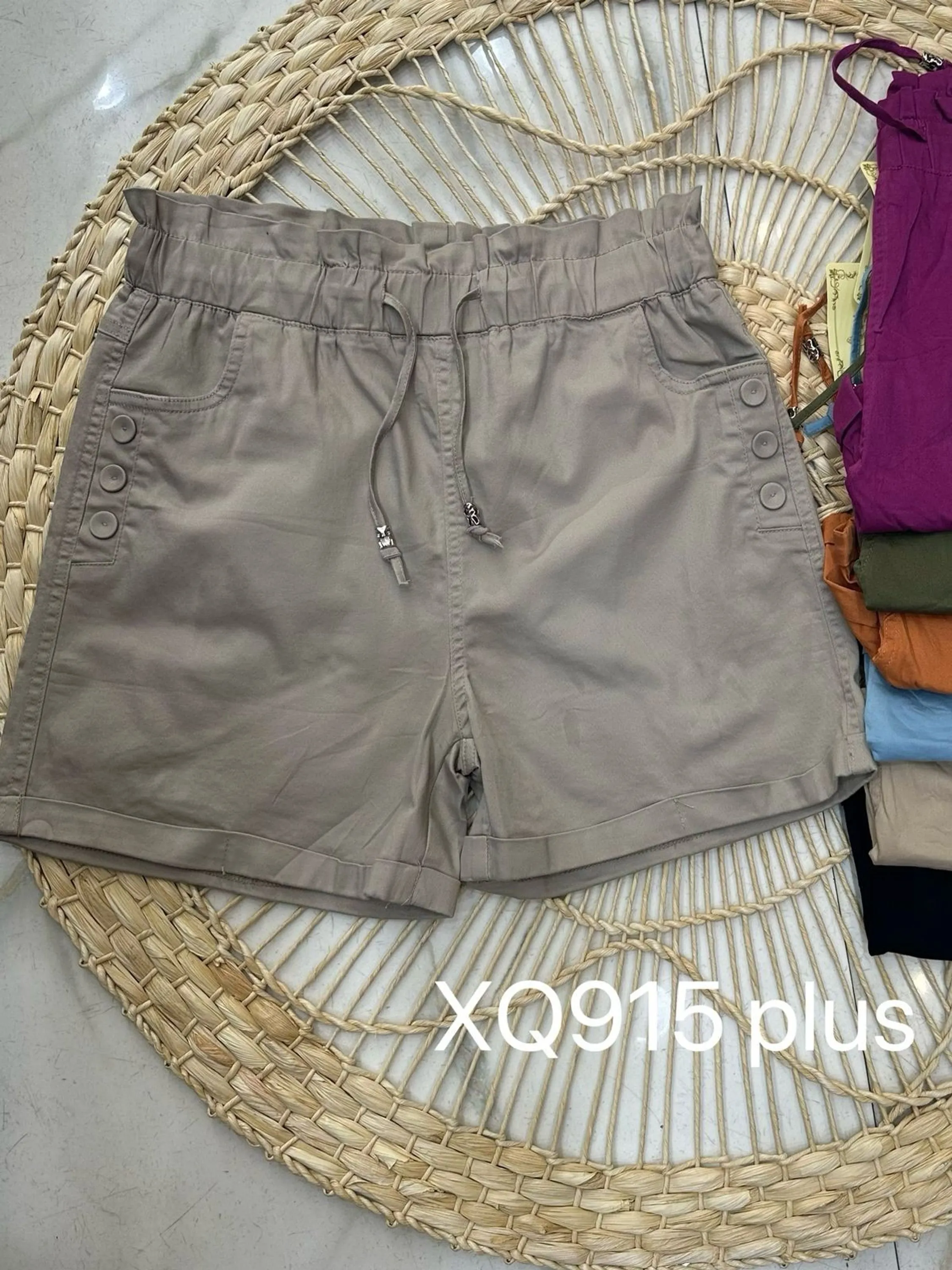 short feminina sarja pluss