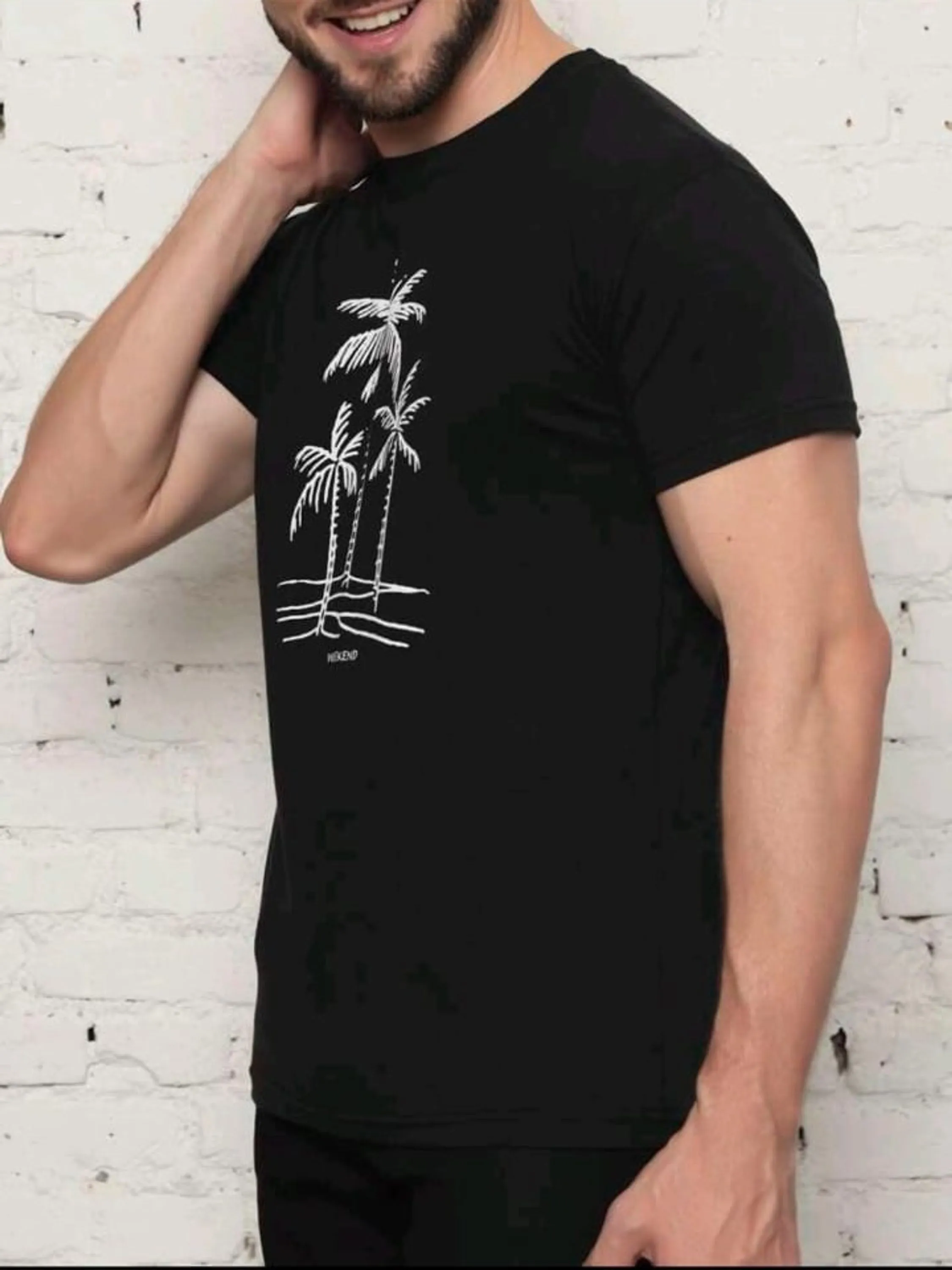 camiseta masculina algodao