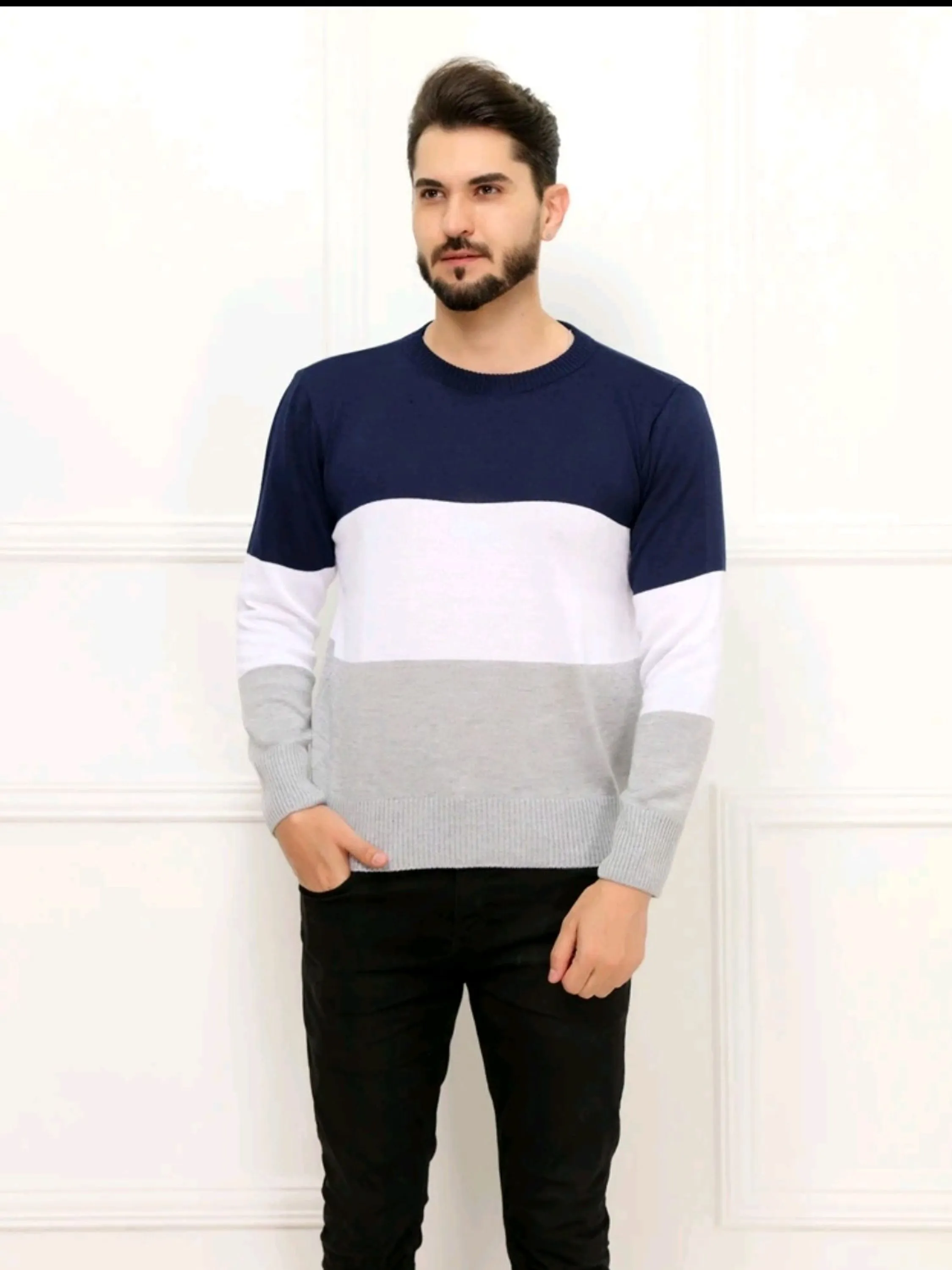 Blusa tricô masculino