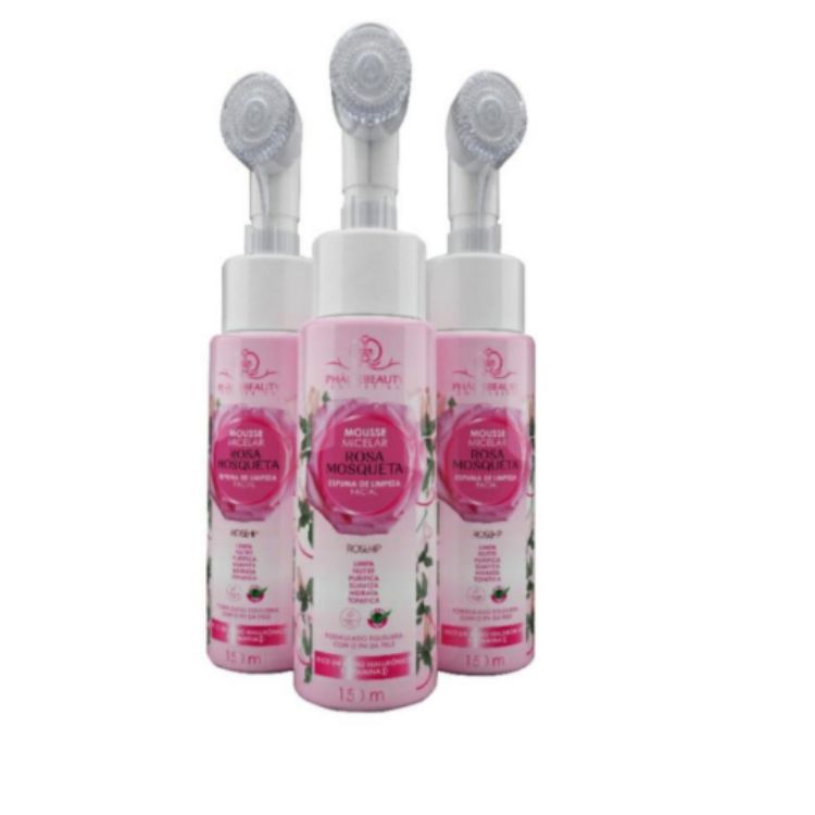 PH0565 Mousse Micelar Rosa Mosqueta Phallebeauty unidade