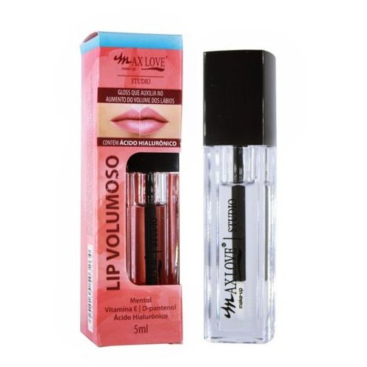 Lip Gloss volumoso incolor Max Love