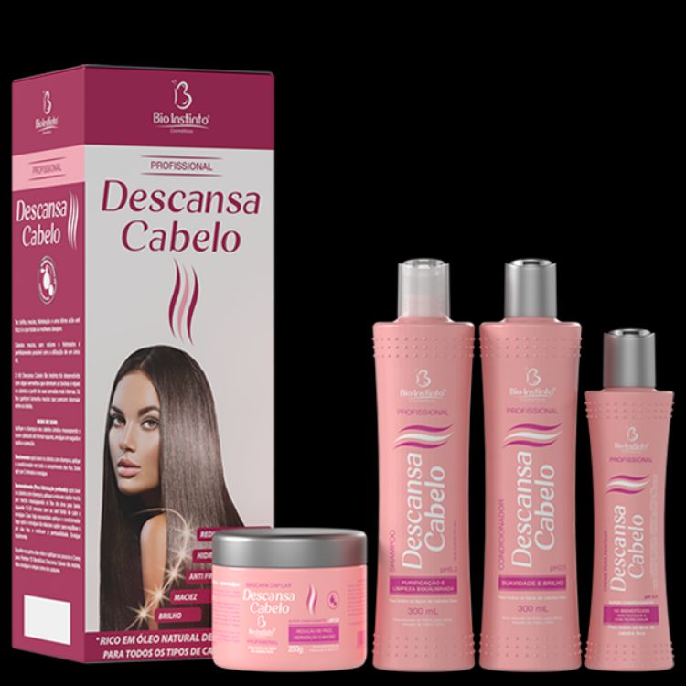 Kit capilar descansa cabelo Bio instinto