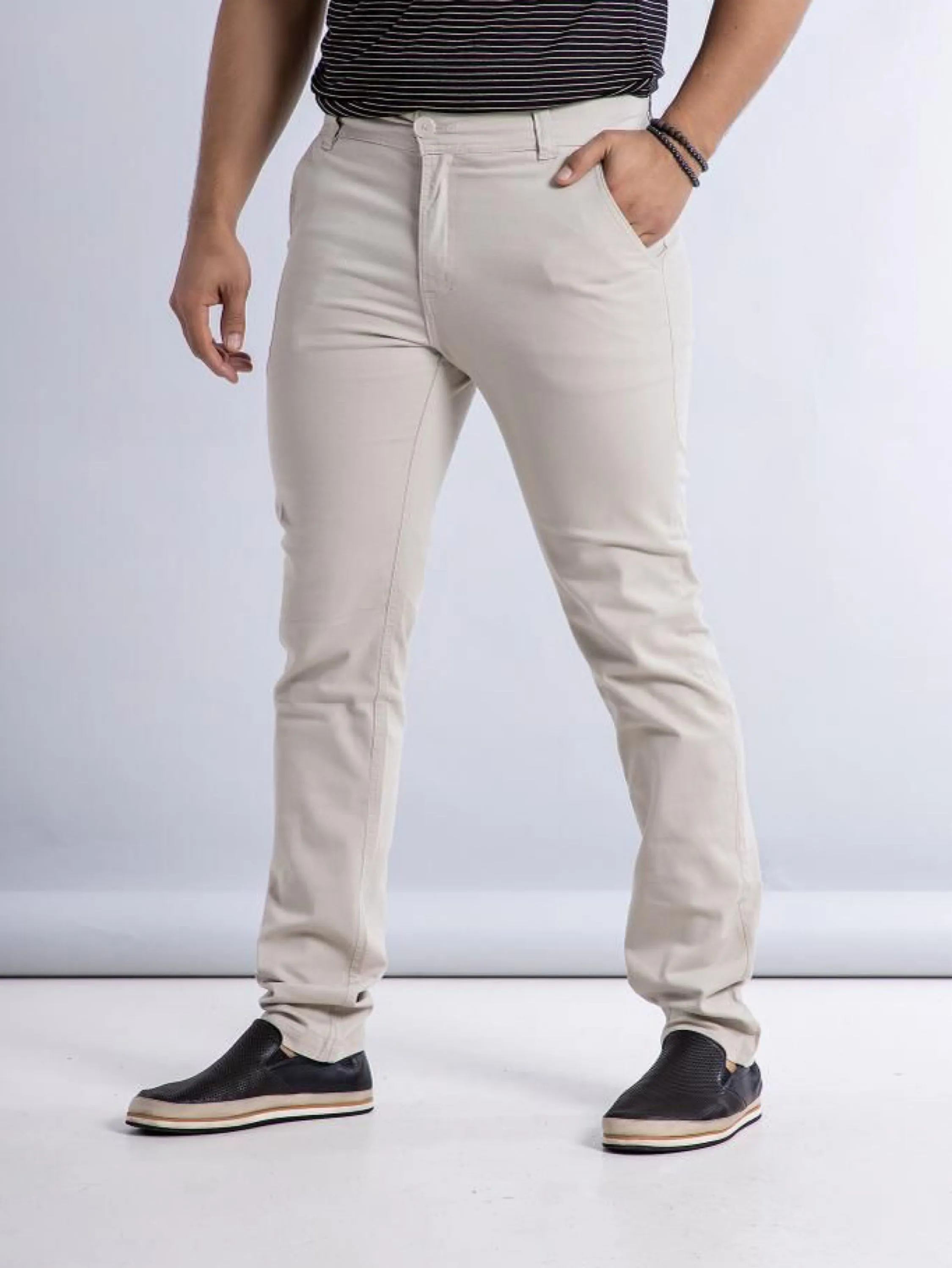 Calça sarja masculina