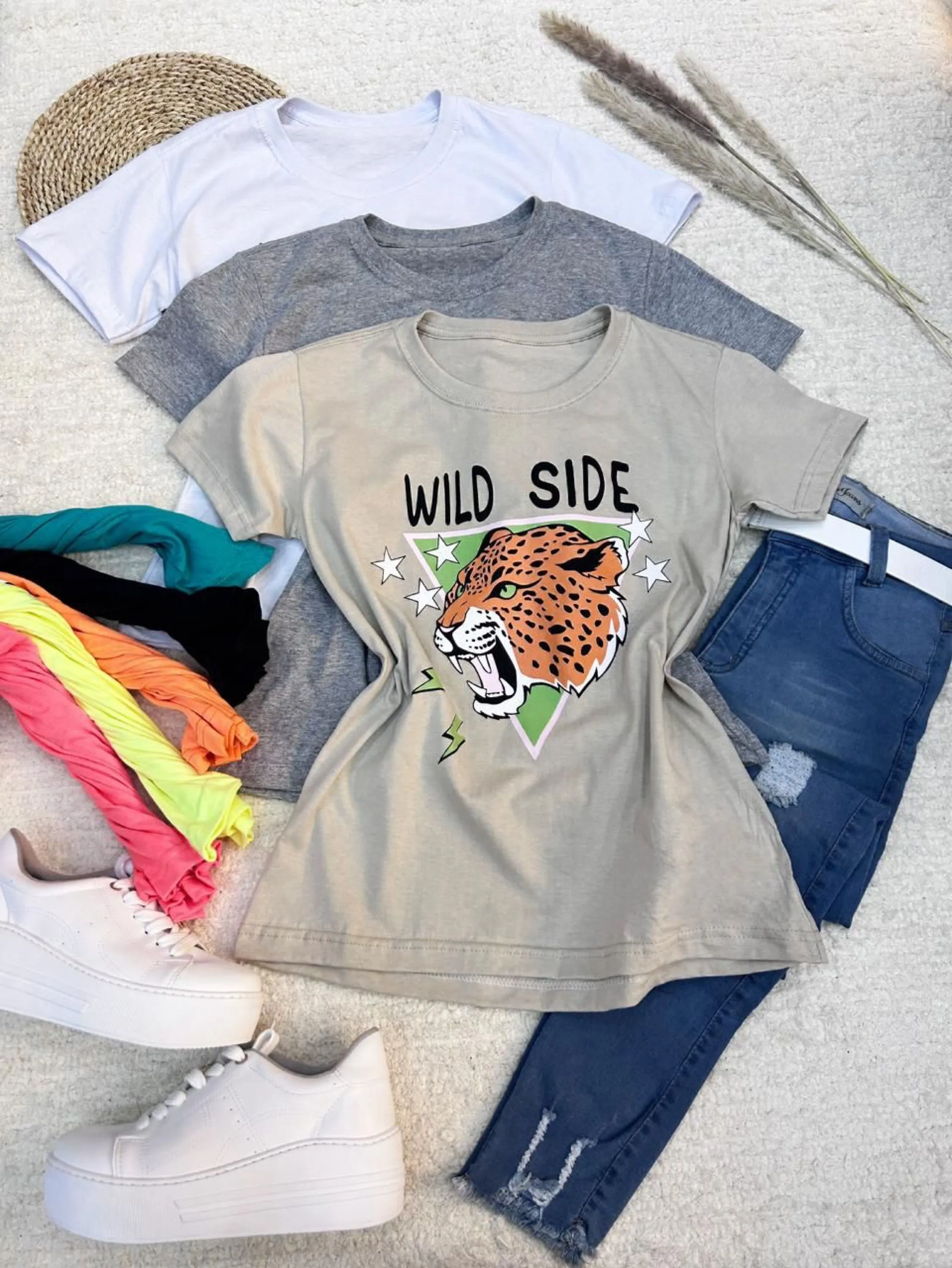 T-shirt camiseta WILD SIDE