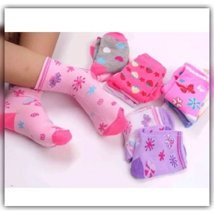 Meia Infantil Kit c/ 12 Pares!!