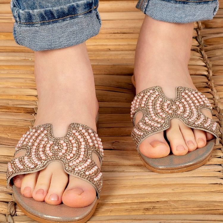 Rasteira 2217 champanhe