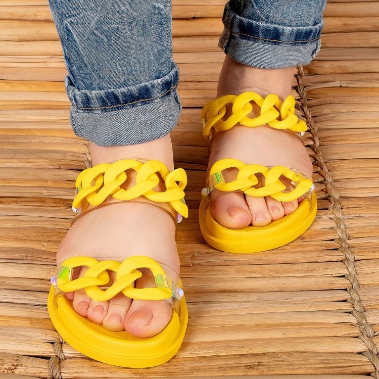 Sandália 208 amarelo