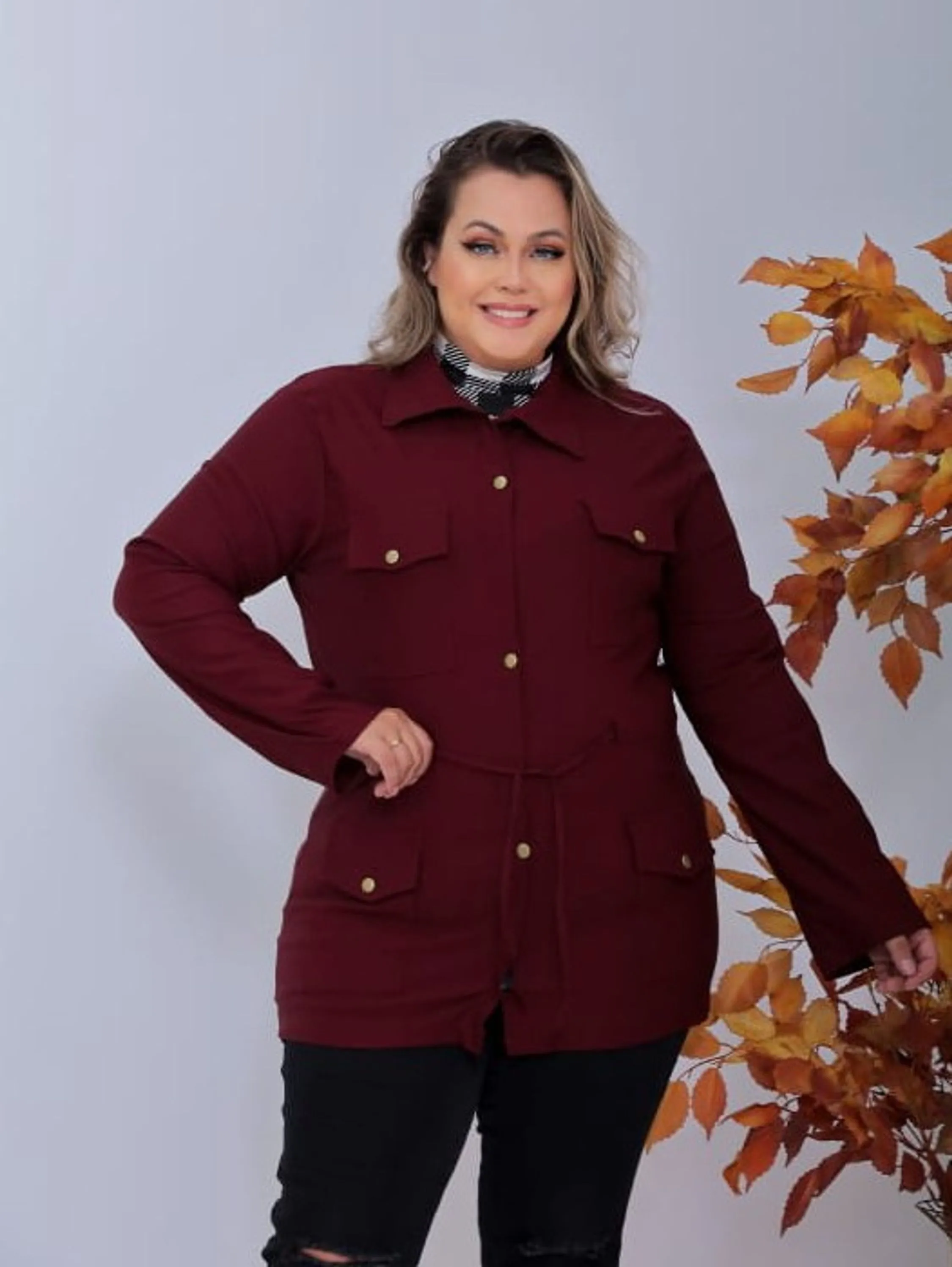 Casaco Parka Plus Size Bengaline ⭐⭐