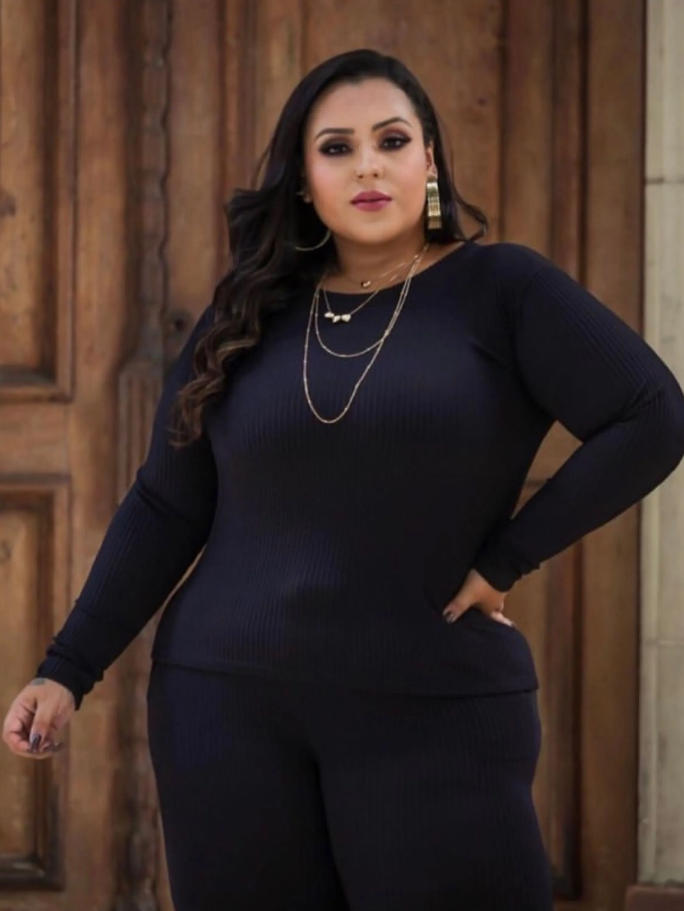 Conjunto plus size Grazi