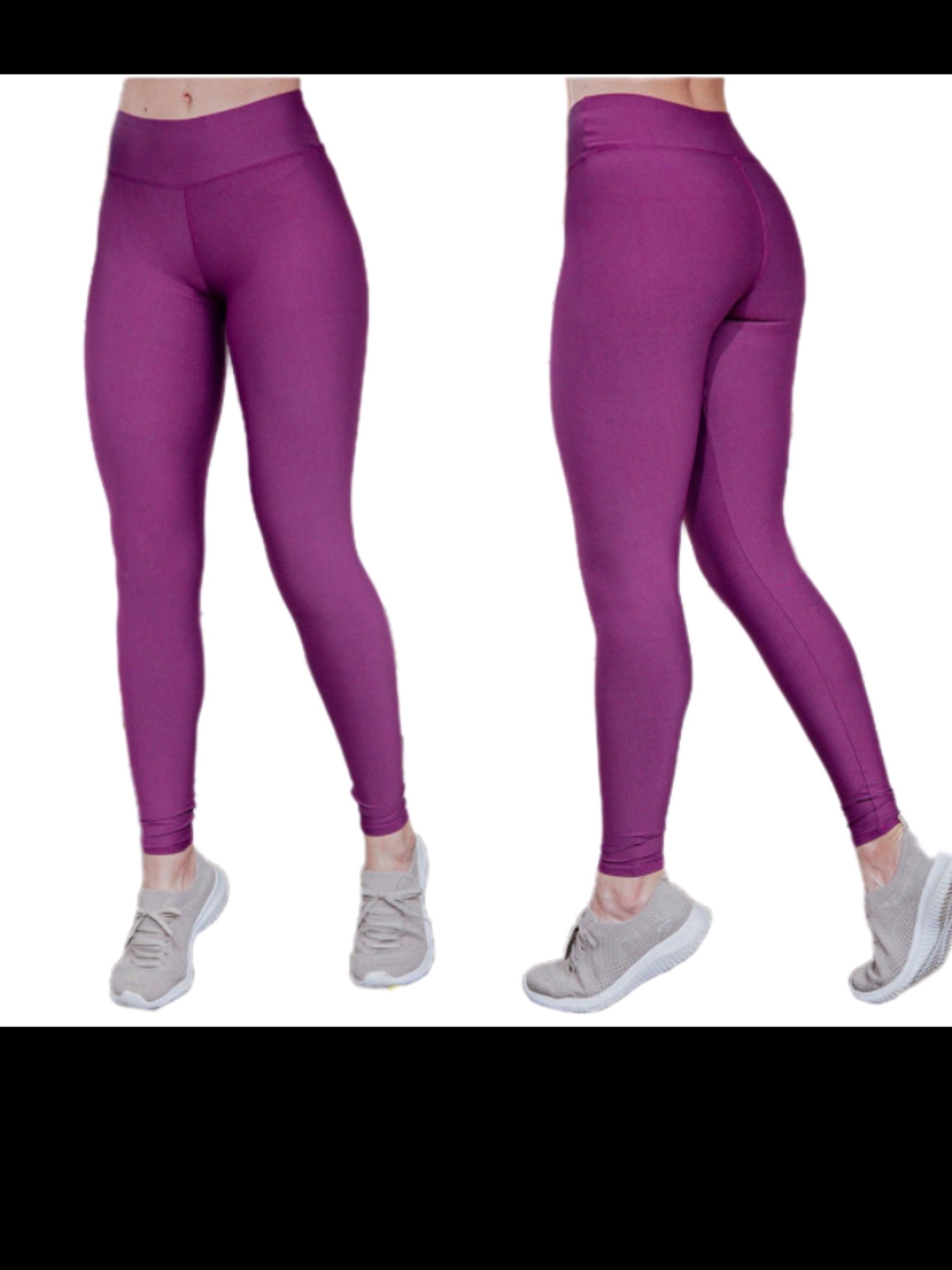 Calça legging feminina suplex power roxo