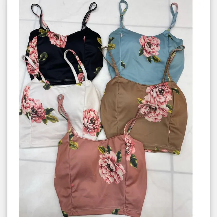 Cropped floral -sweet girl moda feminina