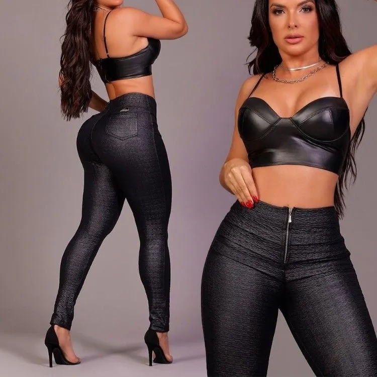 Legging Modeladora Chapa Barriga Empina BumBum