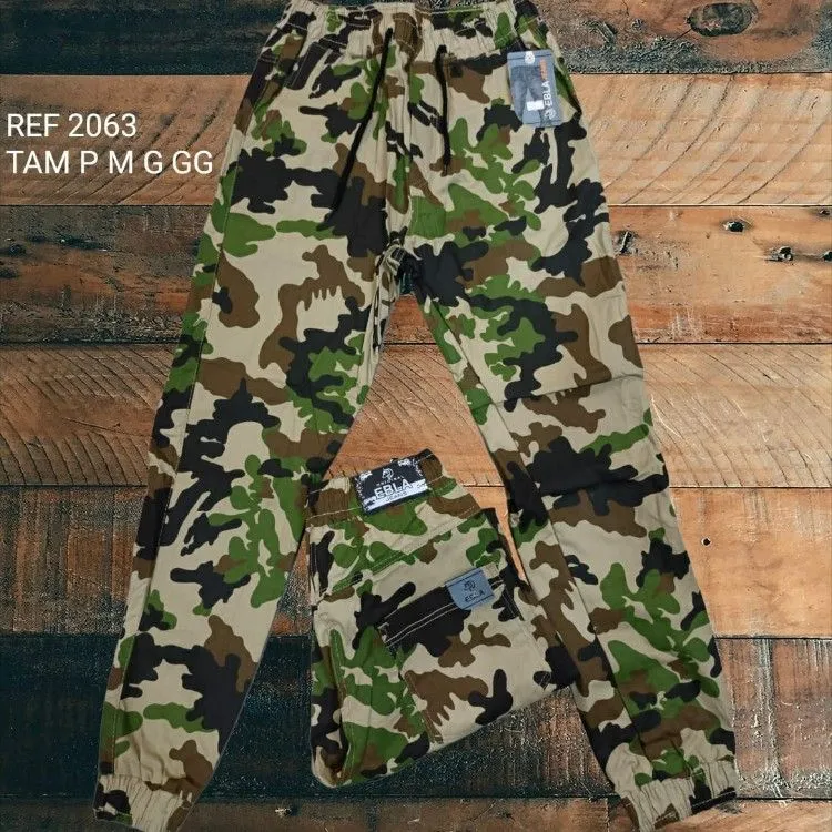 Calça jogger camuflada 2063