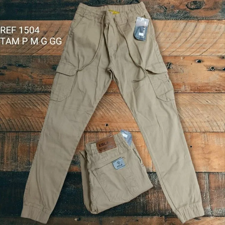 Calça jogger cargo 1504