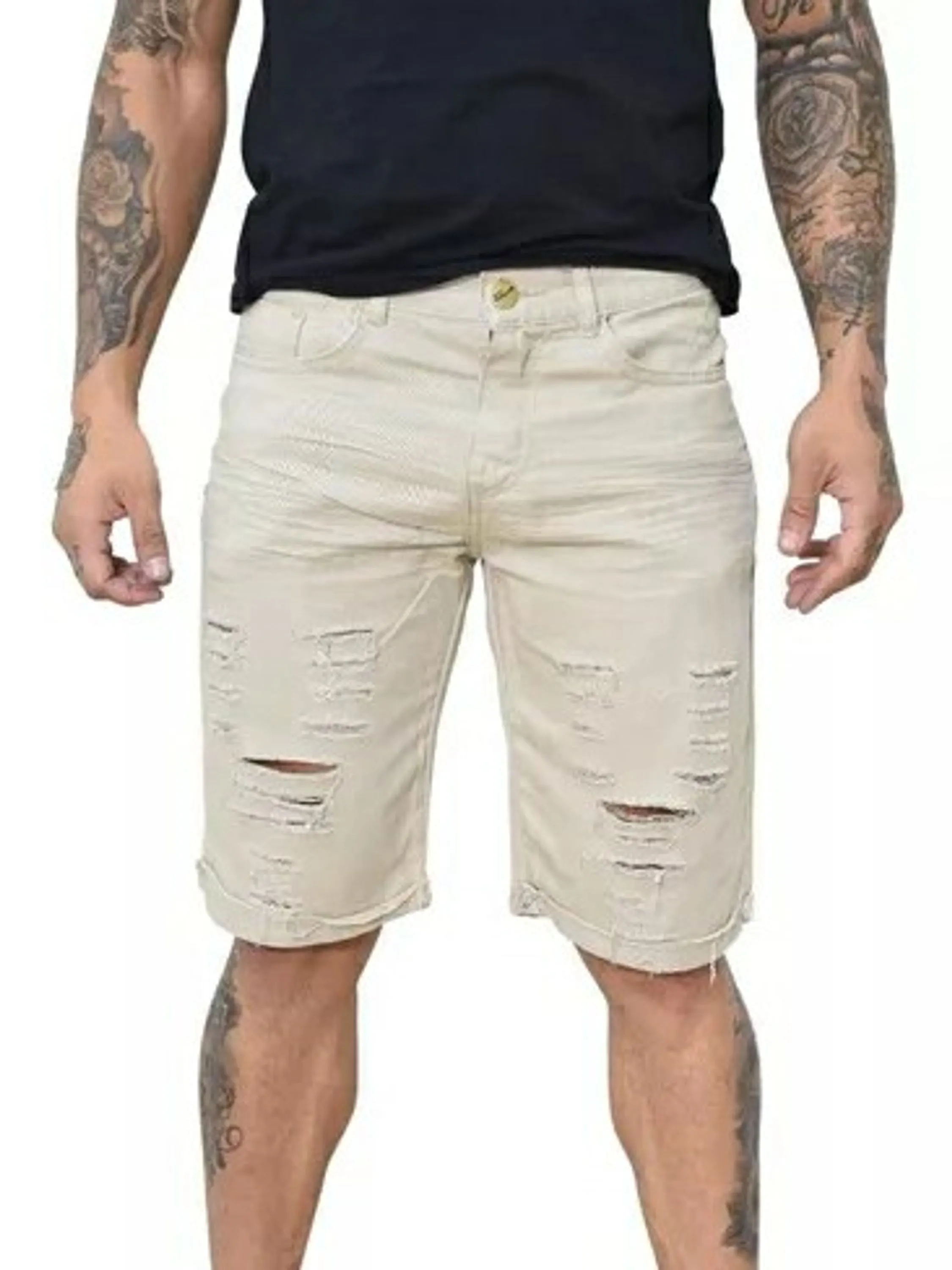 Bermuda sarja masculina destroyd 3109